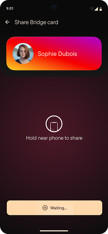 Bridge card waiting mode